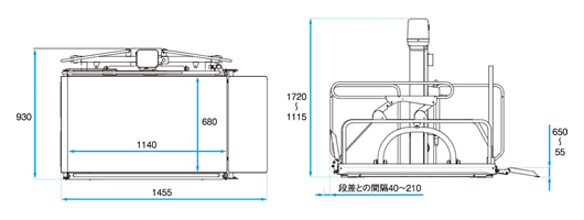 車いす用　電動昇降機　UD-320C