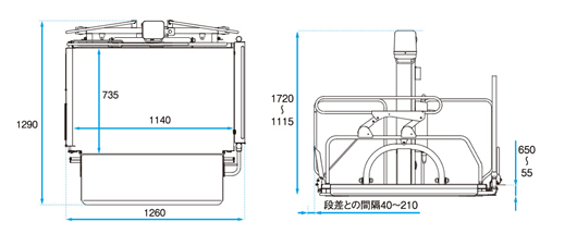 車いす用　電動昇降機　UD-320C