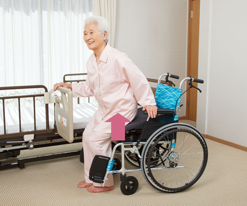 電動リフトアップ車いすL78(介助用)