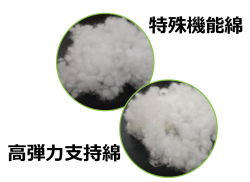 もふピタ　特殊機能綿　高弾力支持綿