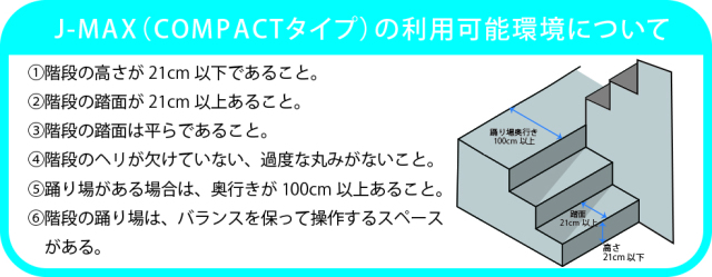 階段昇降ユニット J-MAX　利用環境